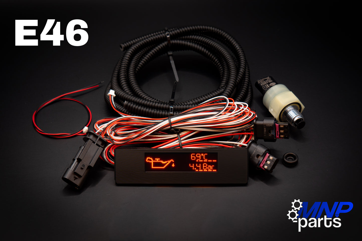 BMW E46 DATA-Display | OLED Öldruck und -Temperatur Anzeige